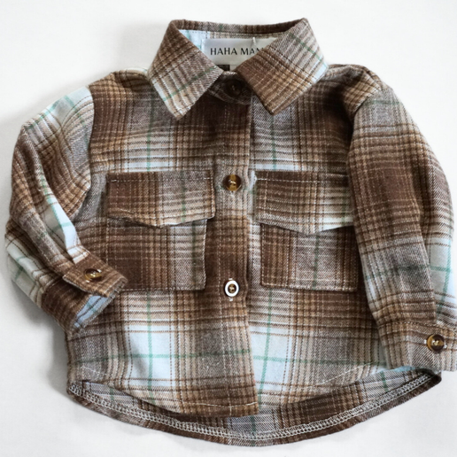 Lightweight Brown Flannel | Baby & Toddler
