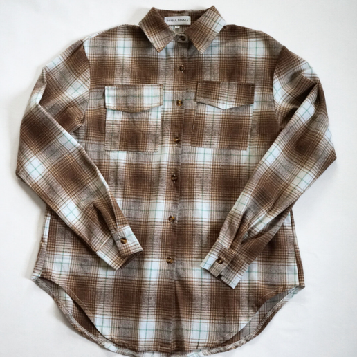 Lightweight Brown Flannel | Unisex
