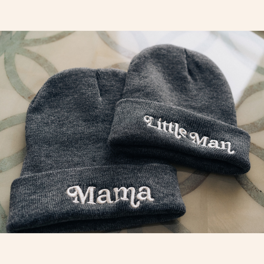 ‘Mama’ Beanie - Dark Gray