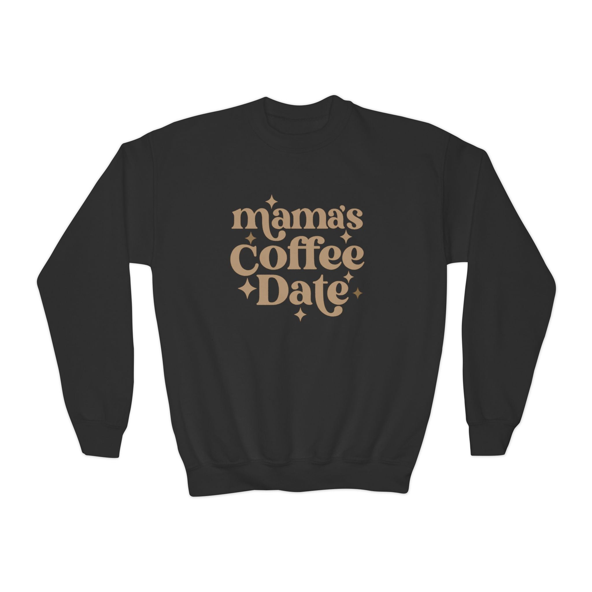 Mom and Me Coffee Date Youth Crewneck Sweatshirt