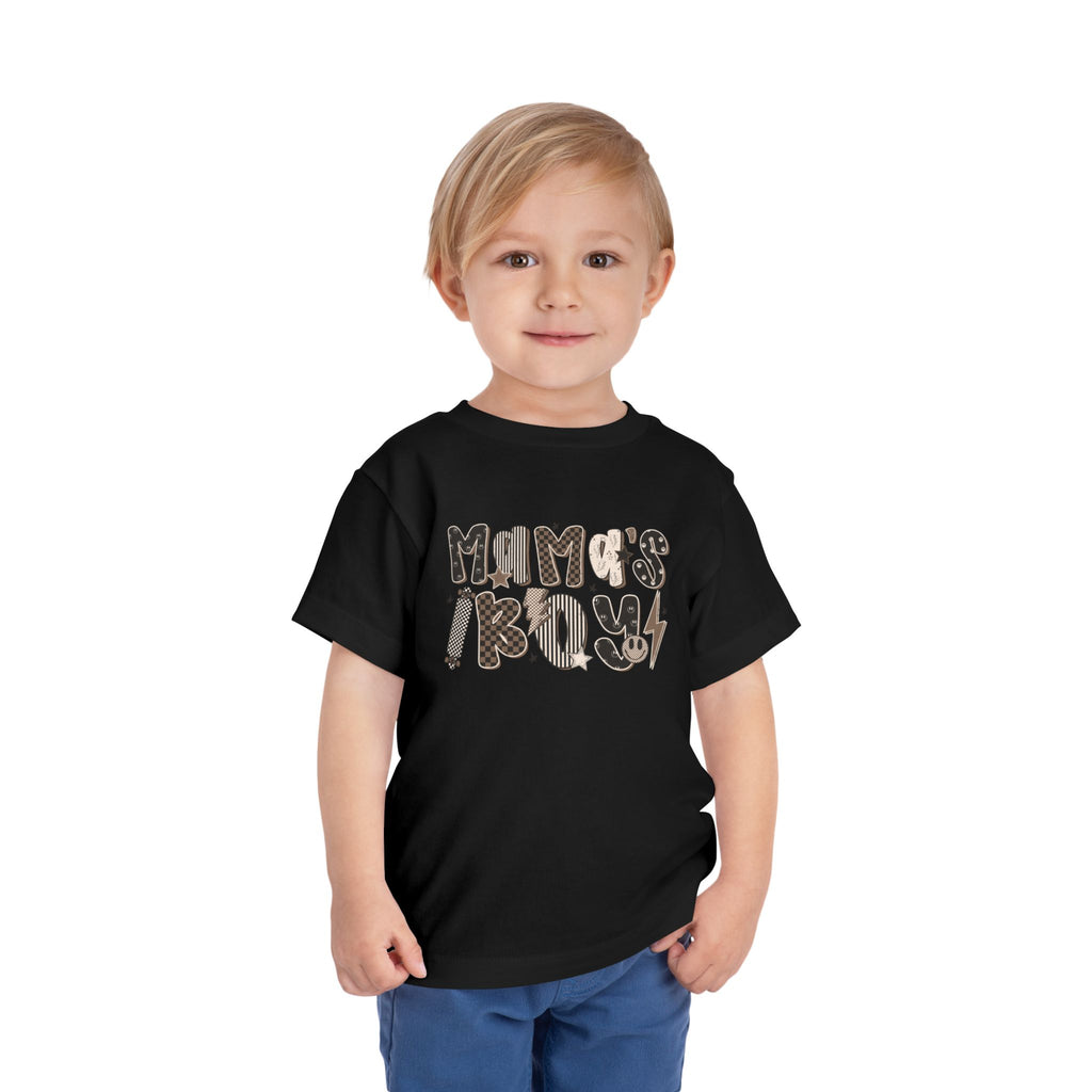 Toddler - Grungy Smiley Face Mama's Boy Tee