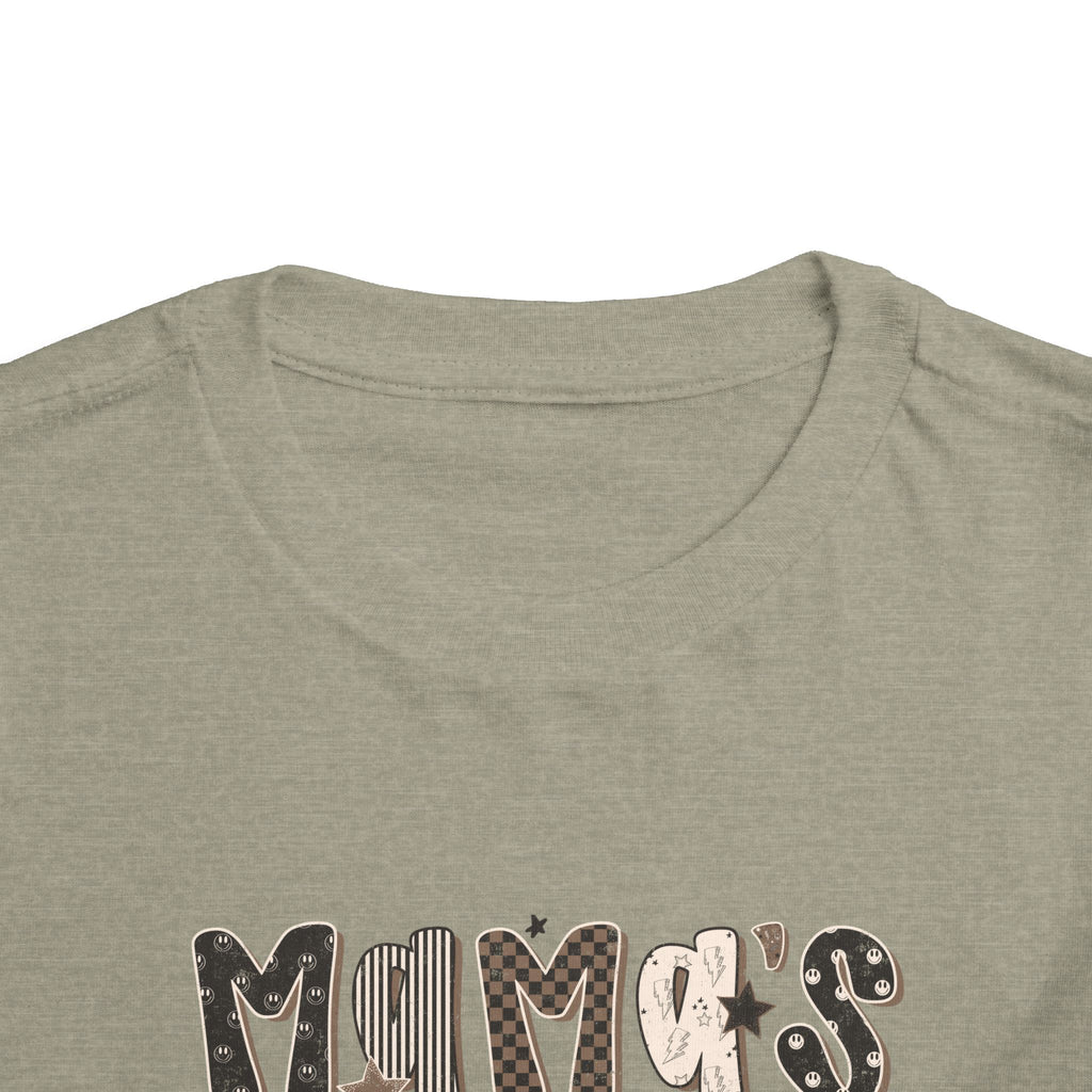 Toddler - Grungy Smiley Face Mama's Boy Tee