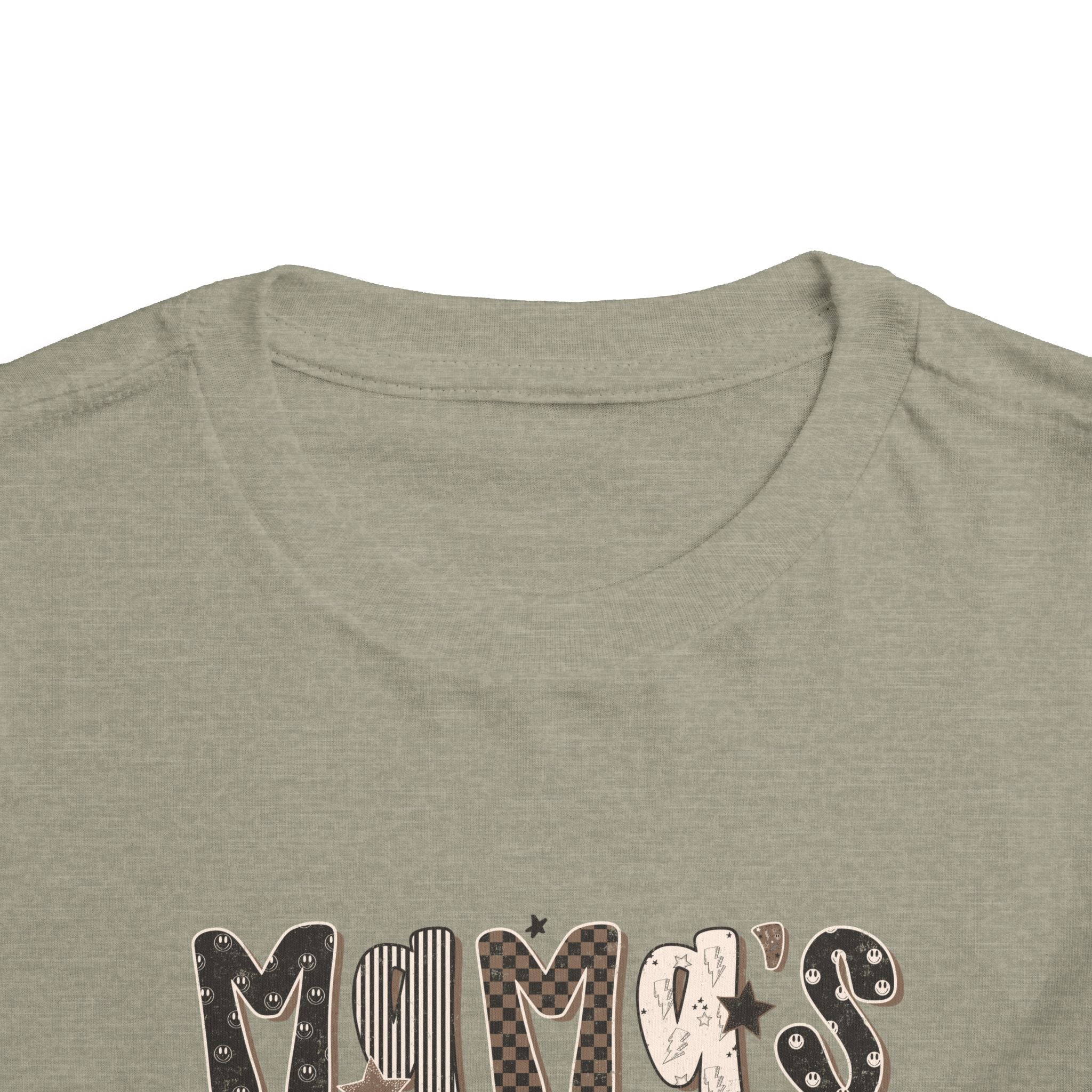 Toddler - Grungy Smiley Face Mama's Boy Tee