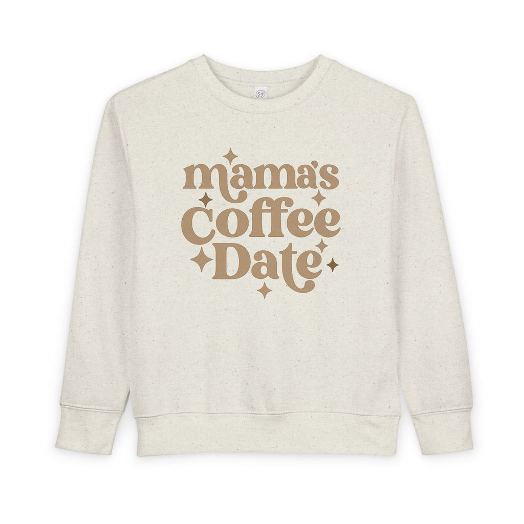 Matching Mama and Me Toddler Sweatshirt - Mamas Coffee Date Collection