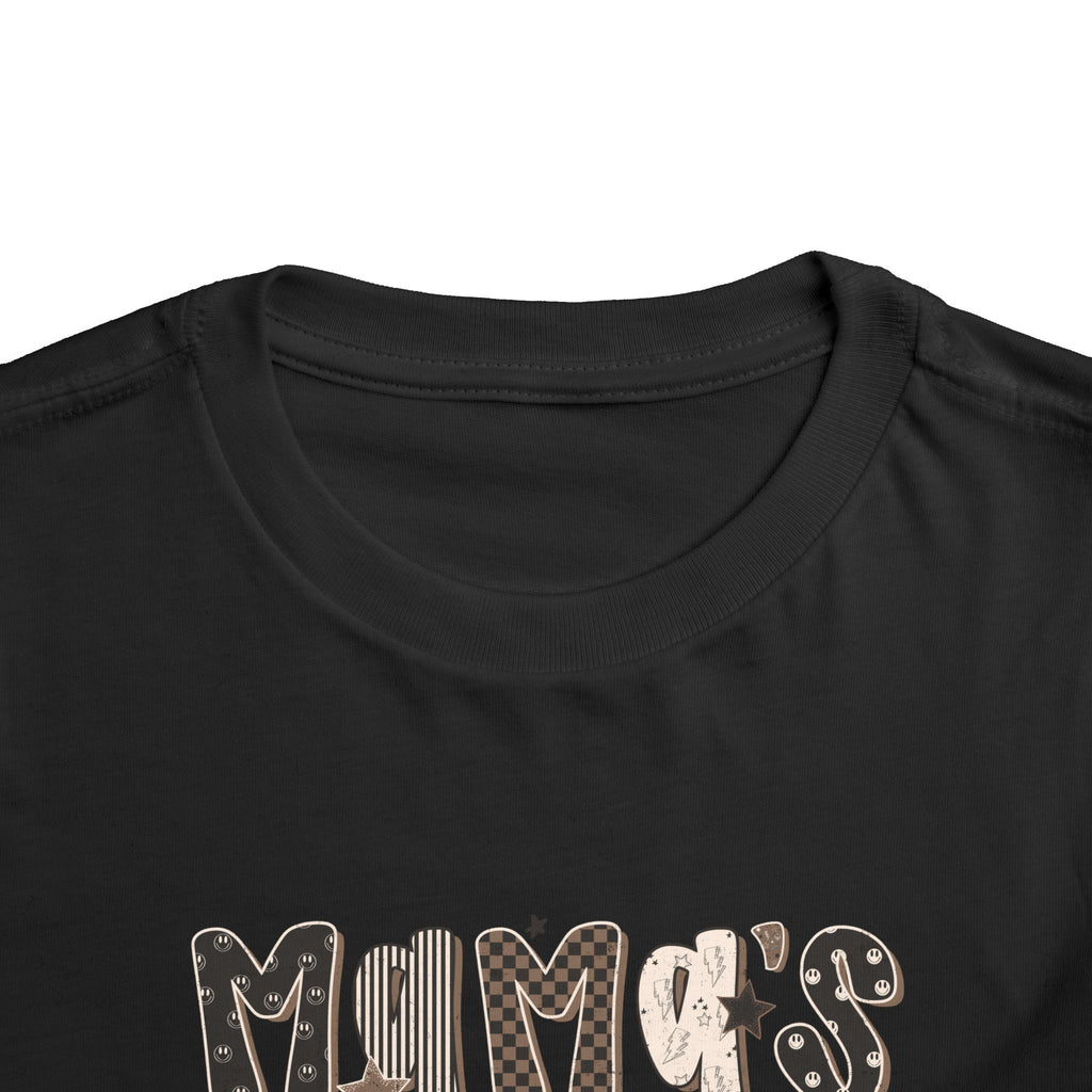 Toddler - Grungy Smiley Face Mama's Boy Tee