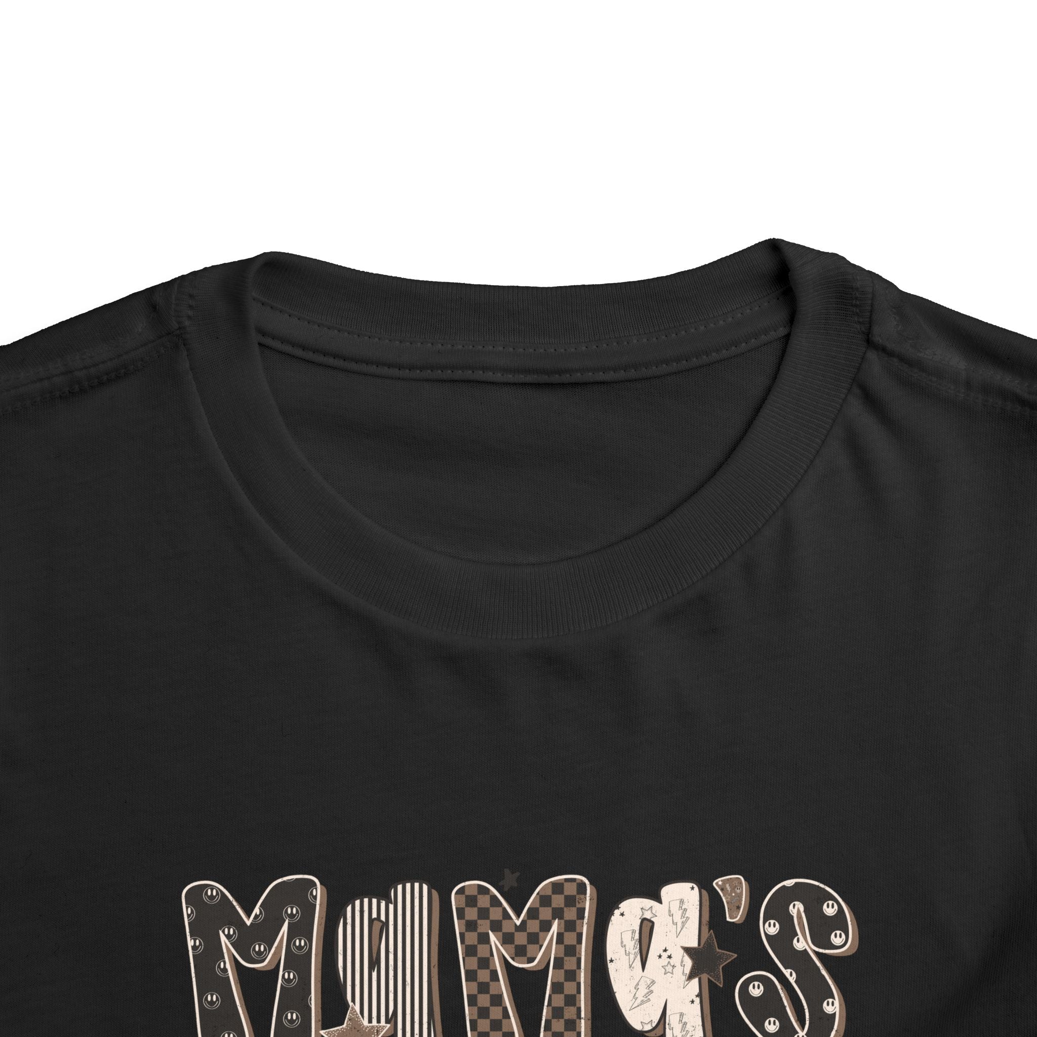 Toddler - Grungy Smiley Face Mama's Boy Tee