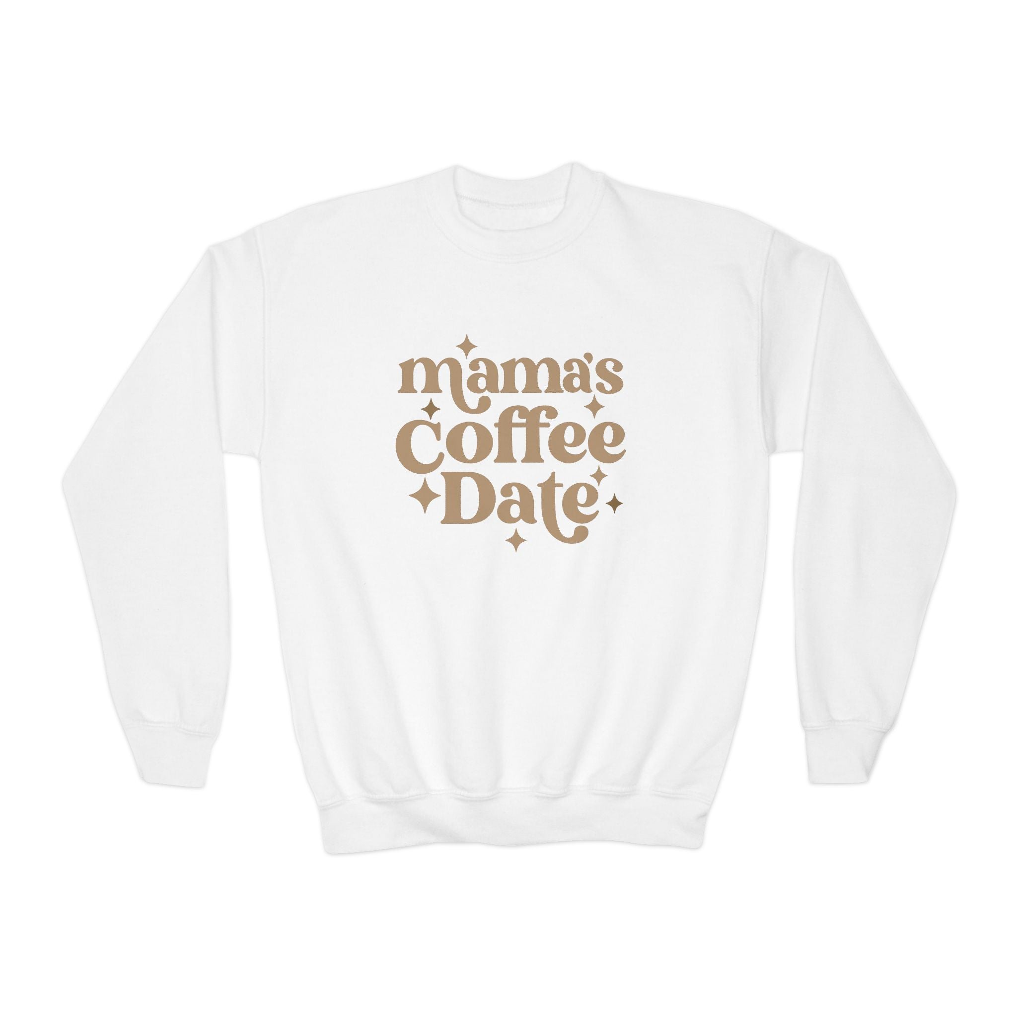 Mom and Me Coffee Date Youth Crewneck Sweatshirt