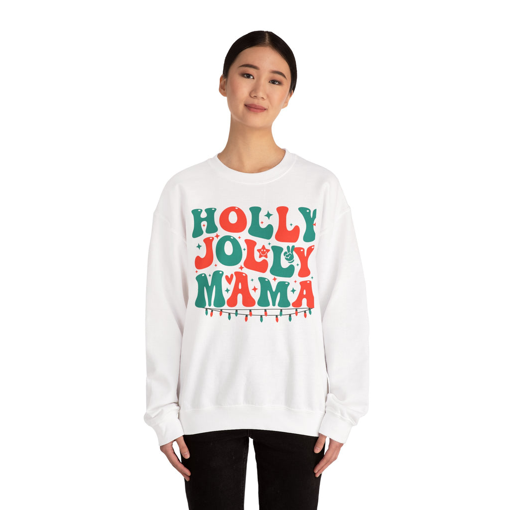 Holly Jolly Mama Crewneck Sweatshirt