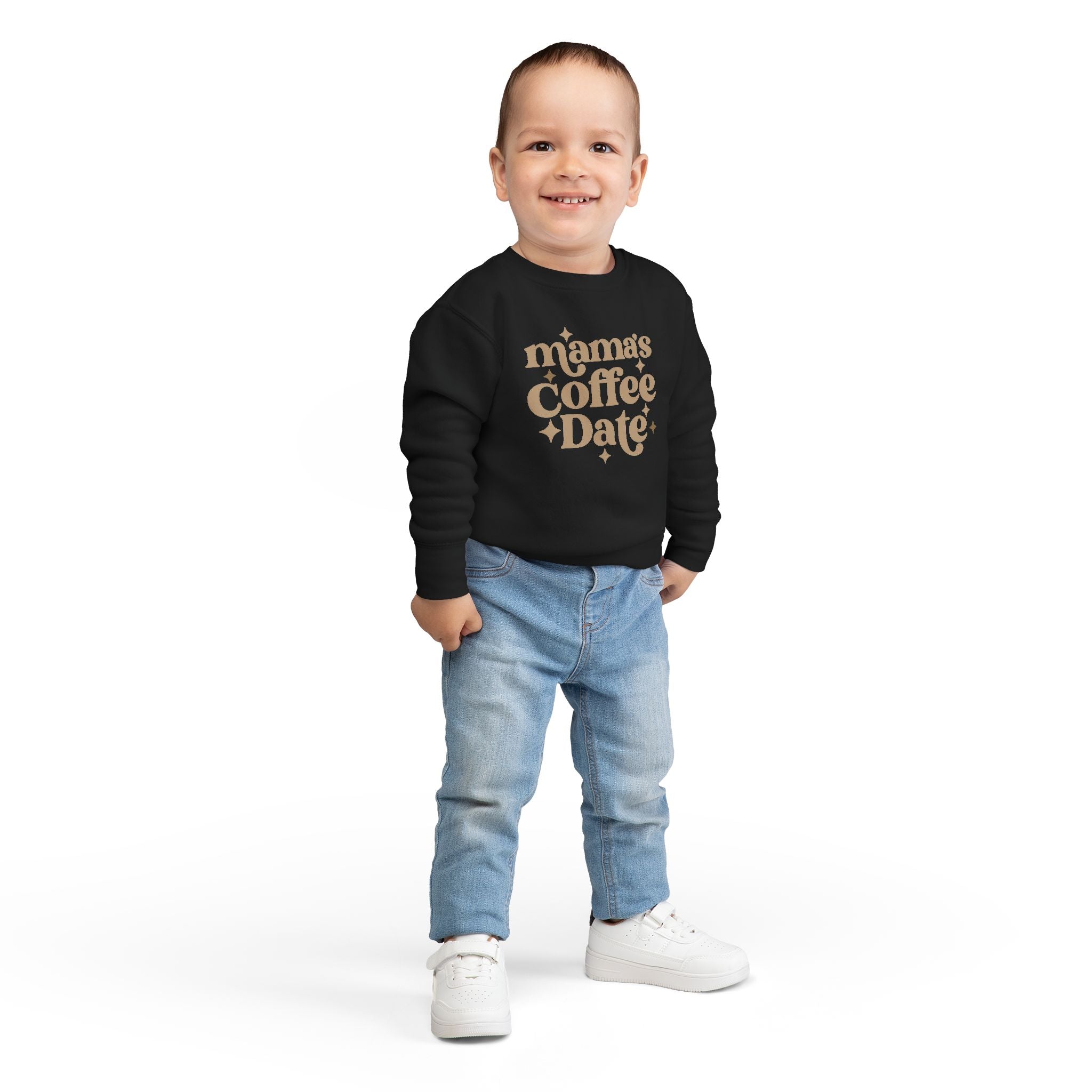 Matching Mama and Me Toddler Sweatshirt - Mamas Coffee Date Collection