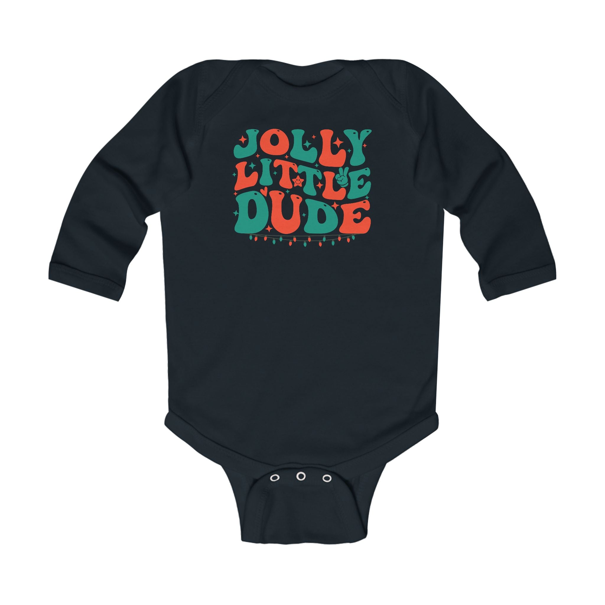 Jolly Little Dude Infant Bodysuit - Cute Holiday Baby Outfit