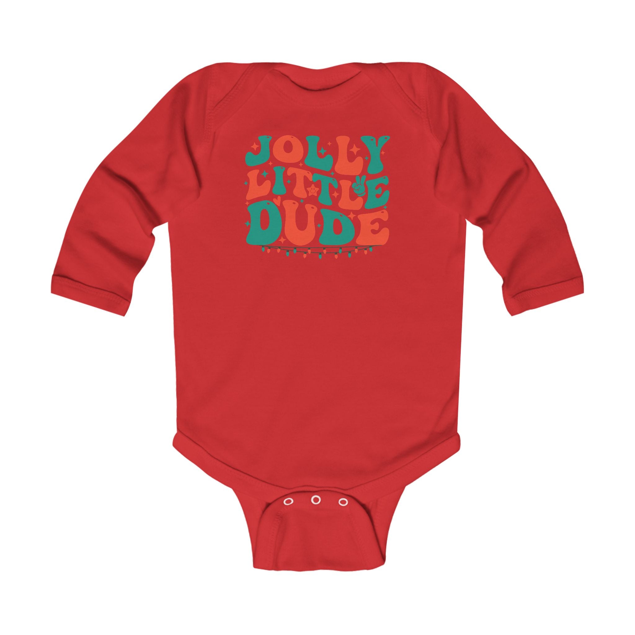 Jolly Little Dude Infant Bodysuit - Cute Holiday Baby Outfit