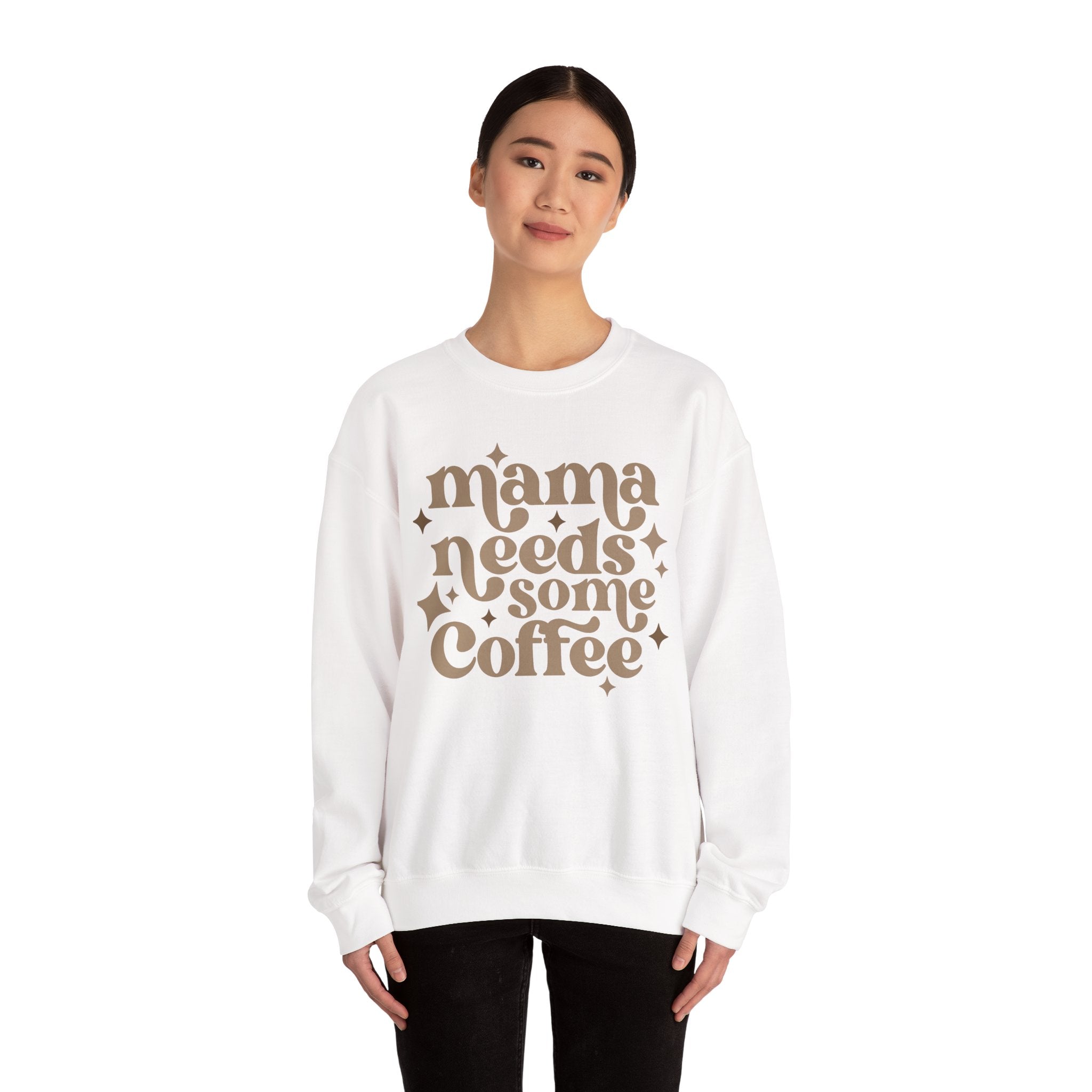 Mama Needs Some Coffee Crewneck Sweatshirt