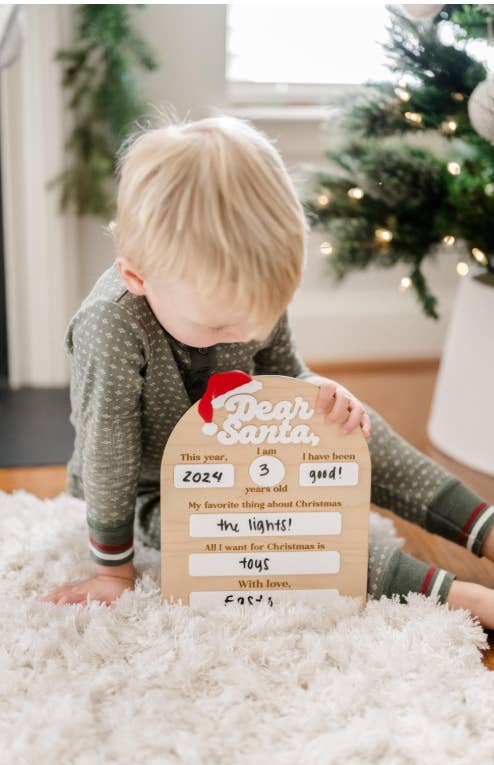 Dear Santa Christmas Board