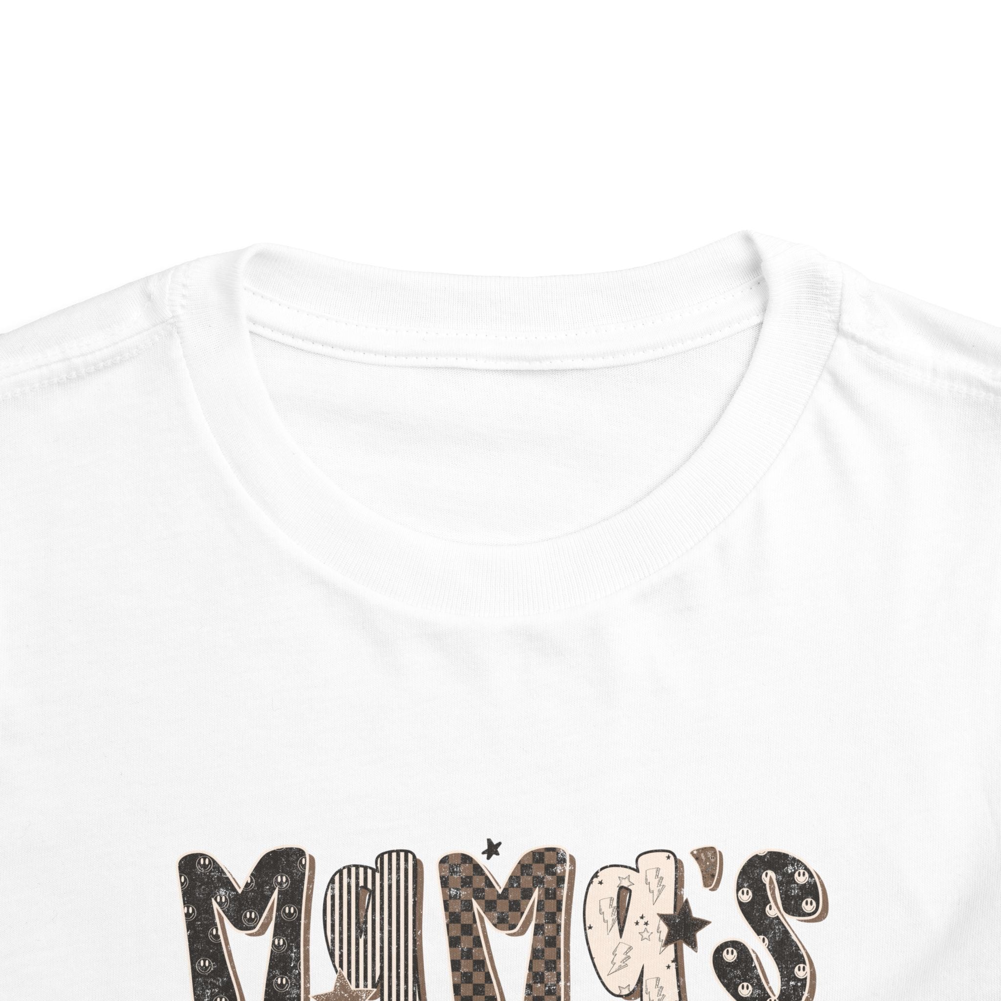 Toddler - Grungy Smiley Face Mama's Boy Tee