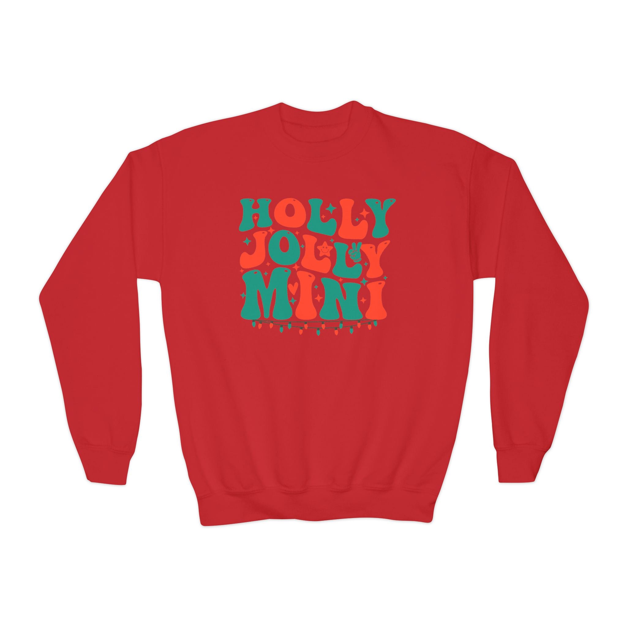 Holly Jolly Mini Youth Crewneck Sweatshirt