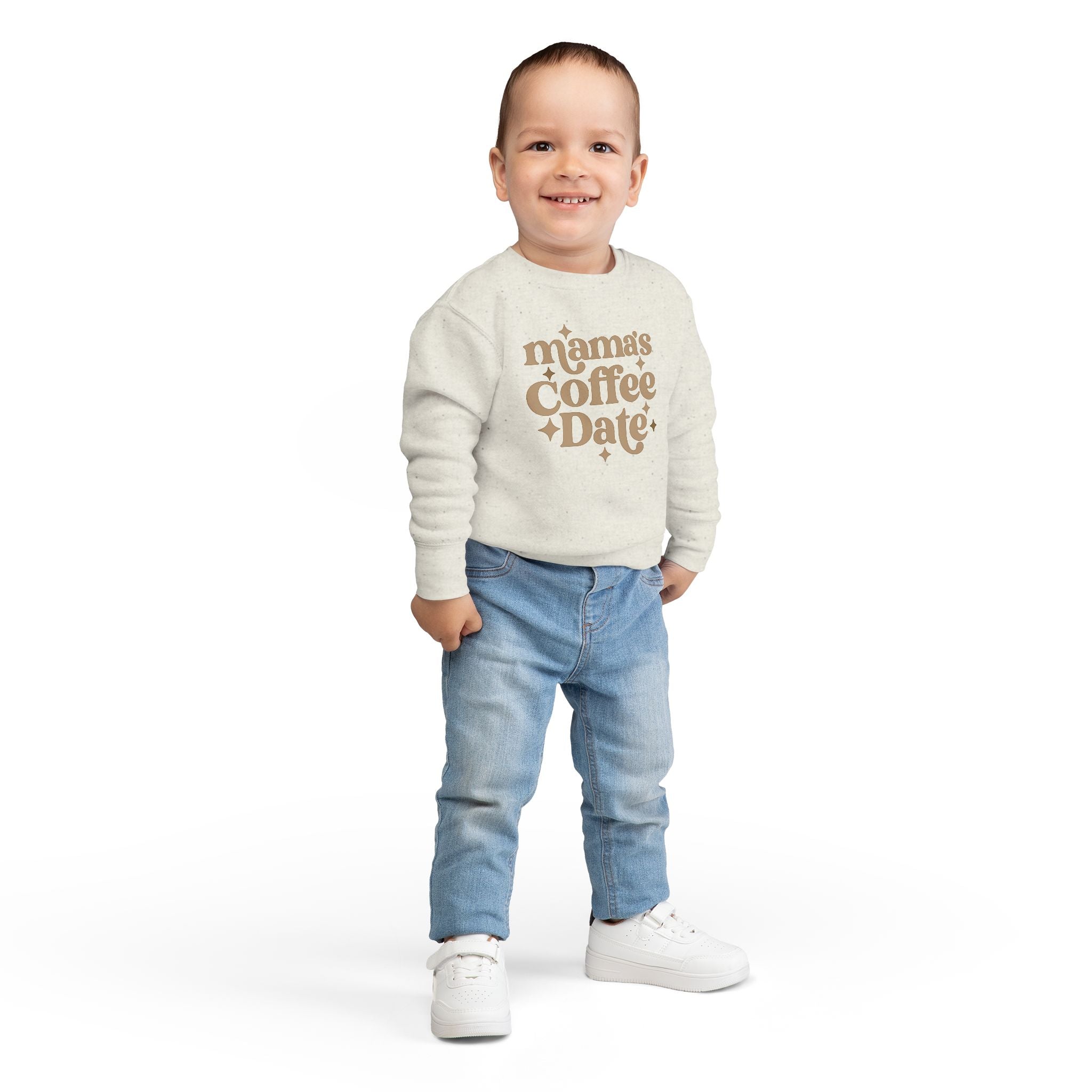 Matching Mama and Me Toddler Sweatshirt - Mamas Coffee Date Collection