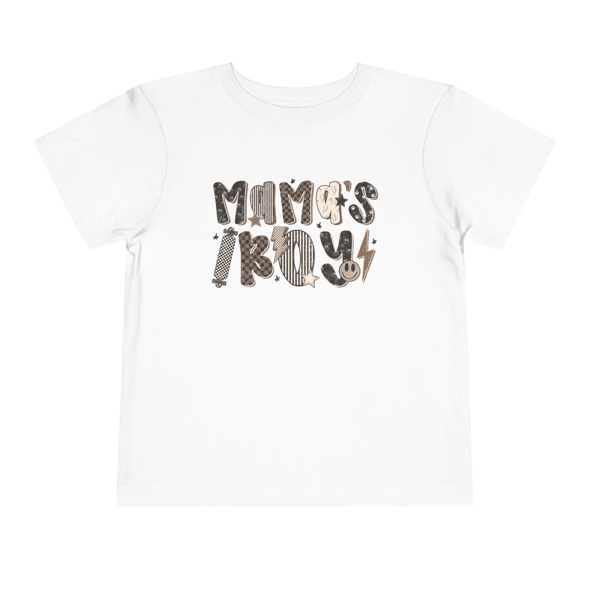 Toddler - Grungy Smiley Face Mama's Boy Tee