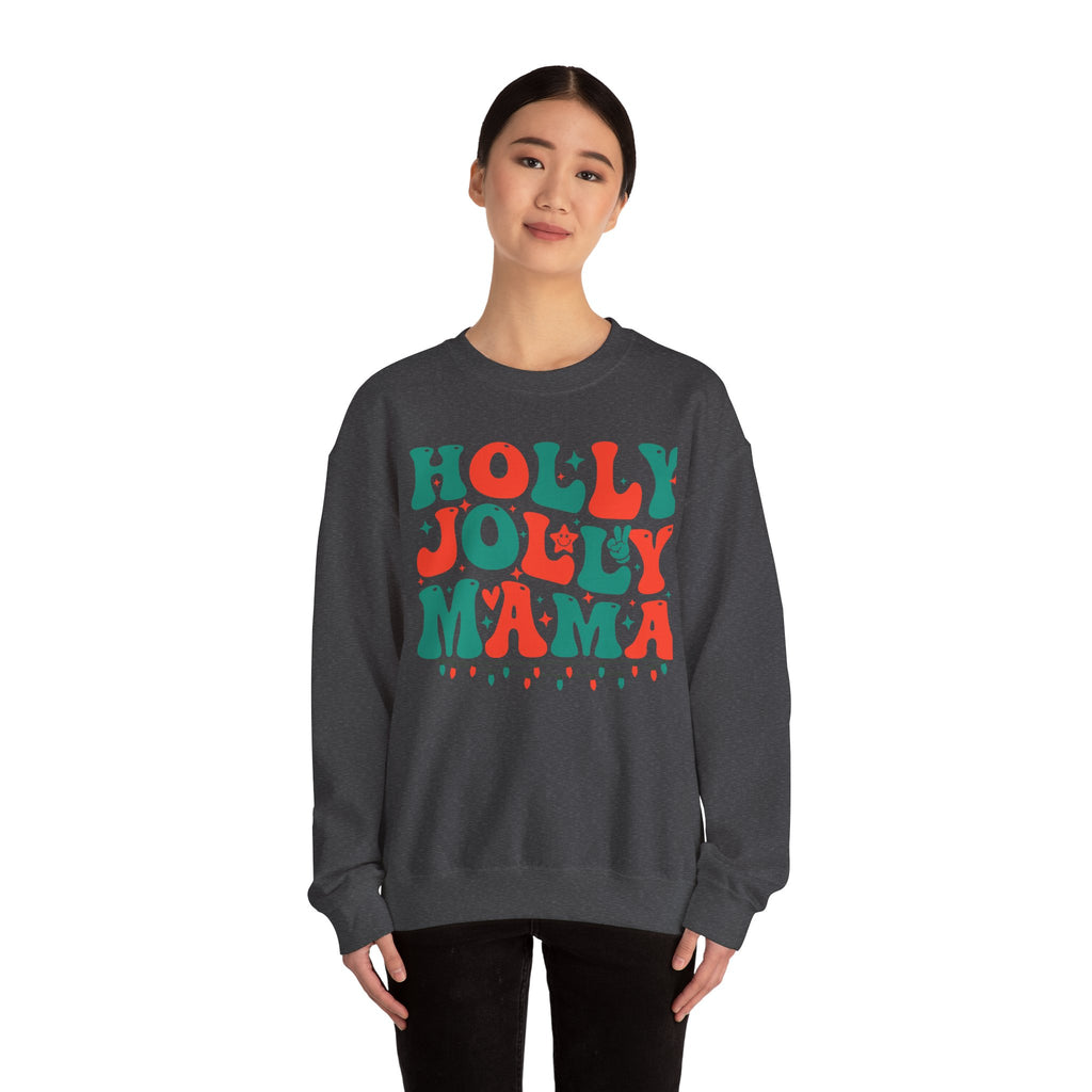 Holly Jolly Mama Crewneck Sweatshirt