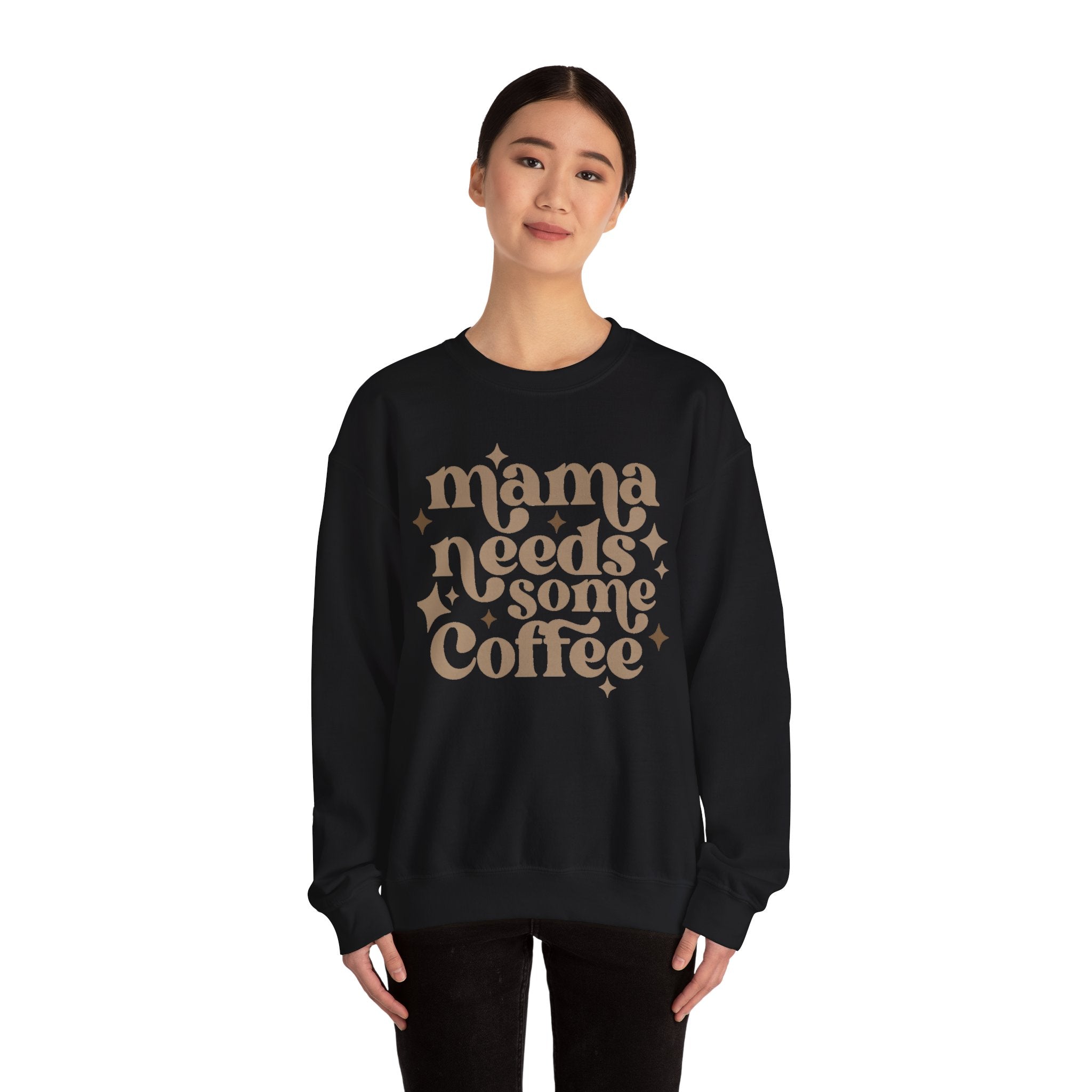 Mama Needs Some Coffee Crewneck Sweatshirt