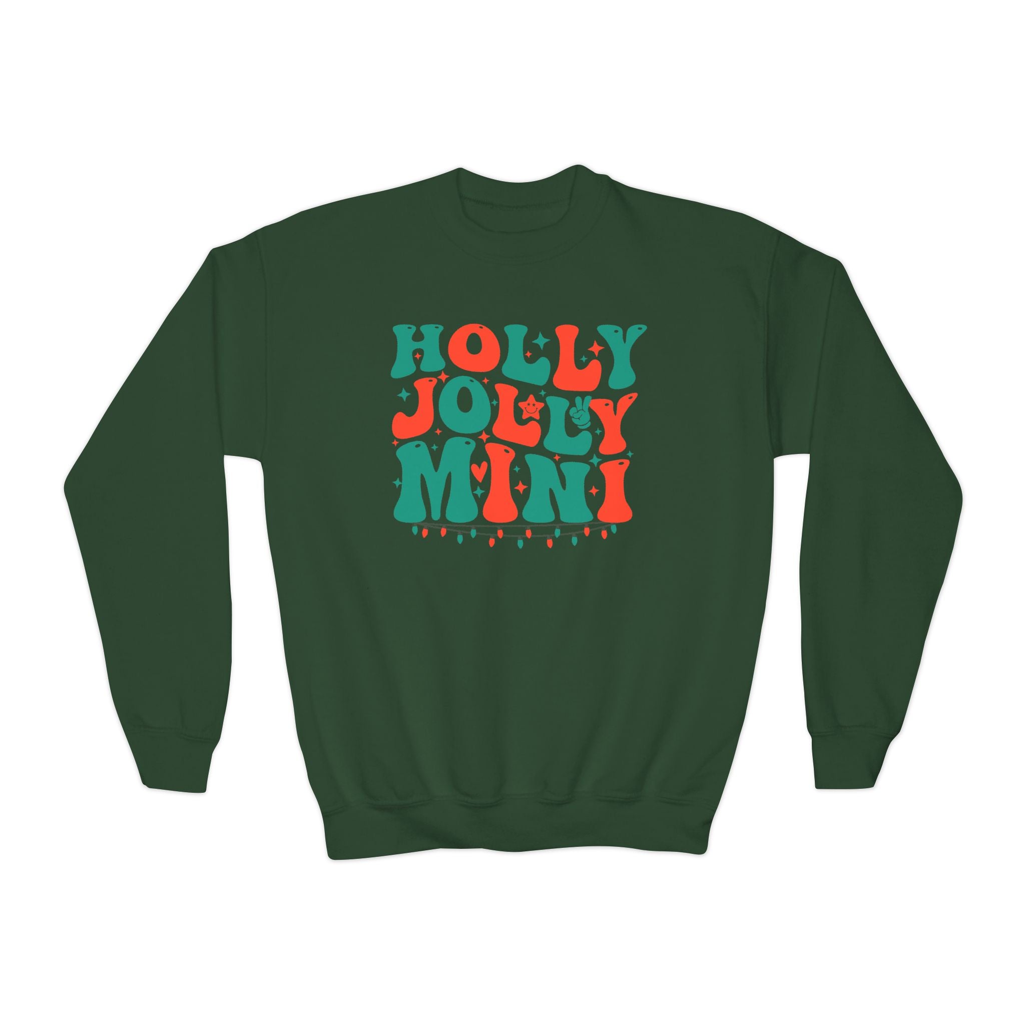 Holly Jolly Mini Youth Crewneck Sweatshirt