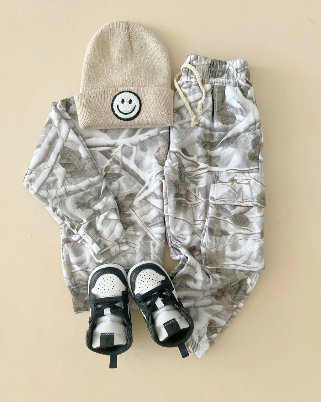 Neutral Camo Jogger Set