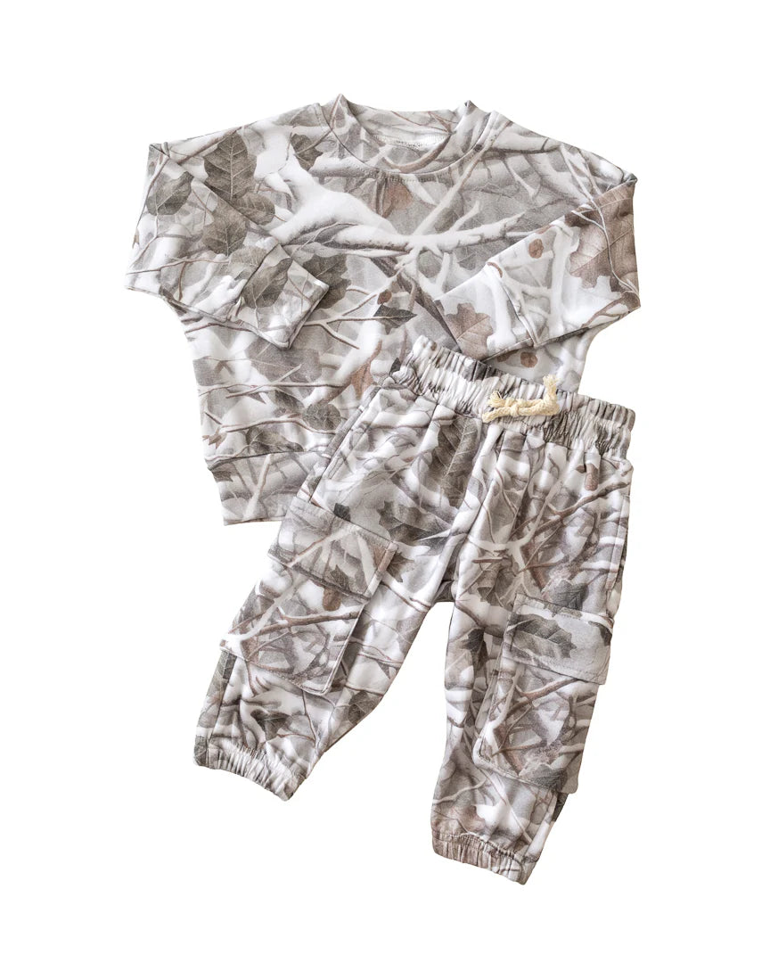 Neutral Camo Jogger Set