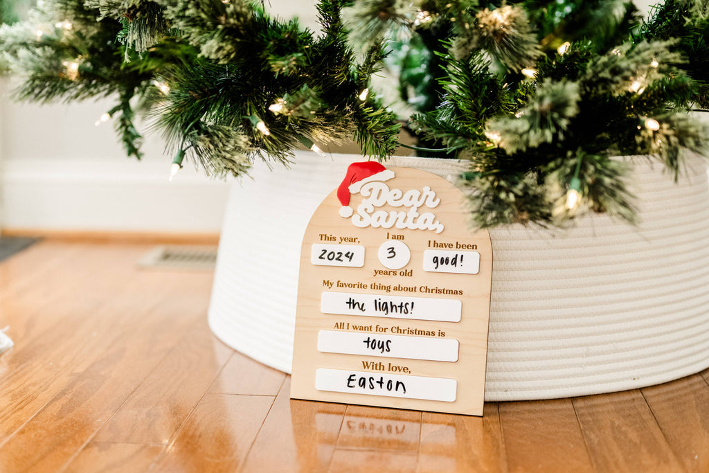 Dear Santa Christmas Board